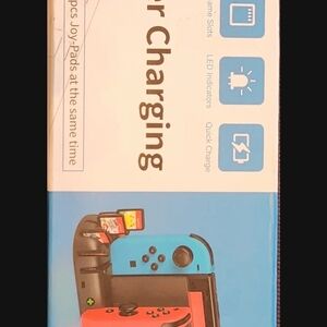 Nintendo Switch Joy-Con Charger Black Red Charging Dock Controller Station